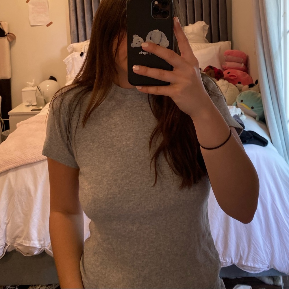 Grey Brandy Melville T-shirt